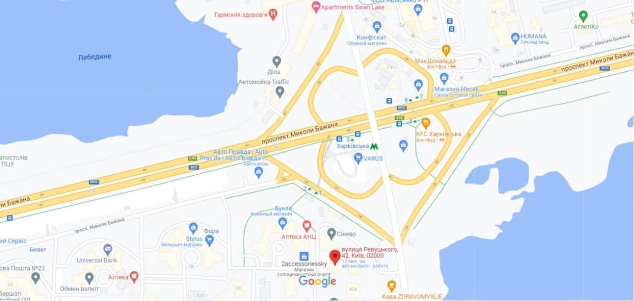 Уютная Квартира Метро Харьковская 3 Мин, Паспорт-Сервис, Аэропорт Борисполь Kyiv Exterior foto